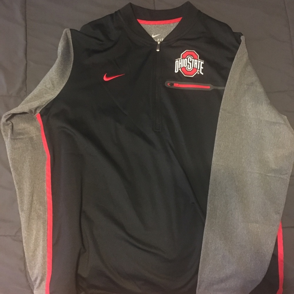 Nike Dri-Fit Ohio State Buckeyes 1/4 Zip Pullover
